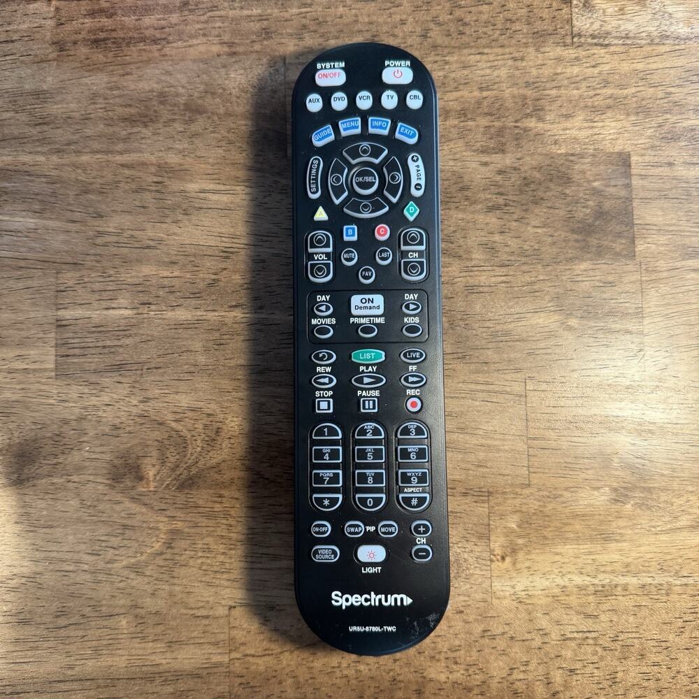 Spectrum UR5U-8780L-TWC Remote Clikr-5 Cable Remote Control